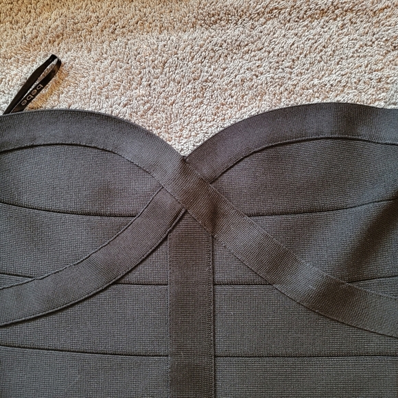 Bebe XS bandage top black - Picture 3 of 4